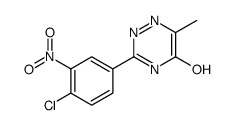 3-(4-chloro-3-nitrophenyl)-6-methyl-2H-1,2,4-triazin-5-one Structure
