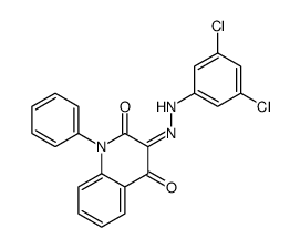 3-[(3,5-dichlorophenyl)hydrazinylidene]-1-phenylquinoline-2,4-dione Structure