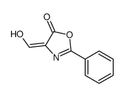 4-(hydroxymethylidene)-2-phenyl-1,3-oxazol-5-one结构式