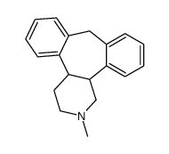 trans-2,3,4,4a,9,13b-hexahydro-2-methyl-1H-dibenzo[3,4:6,7]cyclohepta[1,2c]pyridine Structure