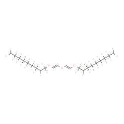 1,1'-[oxybis(ethane-1,2-diyloxy)]bis[heptadecafluorononene]结构式