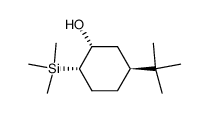 cis-1-(trimethylsilyl)-trans-4-tert-butylcyclohexan-2-ol Structure