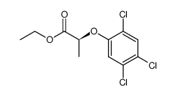 (R)-2-(2,4,5-Trichlorphenoxy)propionsaeure-ethylester Structure