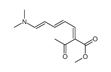 METHYL 2-ACETYL-7-(DIMETHYLAMINO)-2,4,6-HEPTATRIENOATE Structure