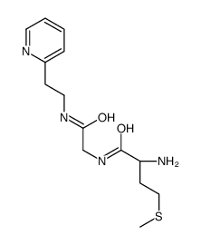 (2S)-2-amino-4-methylsulfanyl-N-[2-oxo-2-(2-pyridin-2-ylethylamino)ethyl]butanamide Structure