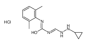 (1E)-1-[(2-cyclopropylhydrazinyl)methylidene]-3-(2,6-dimethylphenyl)urea,hydrochloride Structure