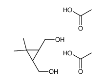 acetic acid,[(1S,3R)-3-(hydroxymethyl)-2,2-dimethylcyclopropyl]methanol Structure