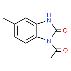 2H-Benzimidazol-2-one,1-acetyl-1,3-dihydro-5-methyl-(9CI)结构式