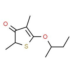 3(2H)-Thiophenone,2,4-dimethyl-5-(1-methylpropoxy)-(9CI)结构式