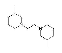 1,1'-ethylenebis[3-methylpiperidine] structure