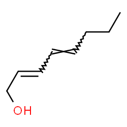 2,4-Octadien-1-ol Structure