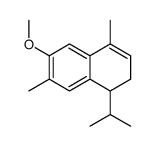 6-methoxy-4,7-dimethyl-1-propan-2-yl-1,2-dihydronaphthalene Structure