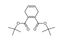 1,4-Cyclohexadien-1,2-dicarbonsaeure-di-tert-butylester Structure