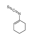 1-isothiocyanatocyclohexene结构式