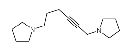 1-(6-pyrrolidin-1-ylhex-4-ynyl)pyrrolidine结构式