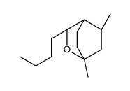 3-Butyl-1,5-dimethyl-2-oxabicyclo[2.2.2]octane结构式
