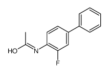 3-FLUORO-4-ACETYLAMINOBIPHENYL Structure