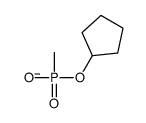 cyclopentyloxy(methyl)phosphinate结构式