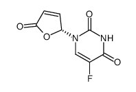 5-Fluoro-1-((R)-5-oxo-2,5-dihydro-furan-2-yl)-1H-pyrimidine-2,4-dione Structure