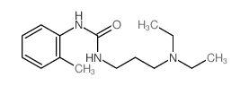 1-(3-diethylaminopropyl)-3-(2-methylphenyl)urea Structure
