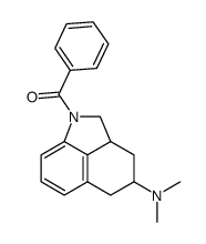(4-(dimethylamino)-2a,3,4,5-tetrahydrobenzo[cd]indol-1(2H)-yl)(phenyl)methanone结构式