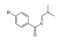 4-bromo-N-(dimethylaminomethylidene)benzamide Structure
