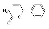 1-Phenyl-2-propen-1-ol carbamate结构式