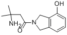 3-amino-1-(4-hydroxyisoindolin-2-yl)-3-methylbutan-1-one结构式