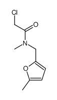 2-chloro-N-methyl-N-[(5-methylfuran-2-yl)methyl]acetamide Structure