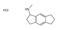 N-methyl-1,2,3,5,6,7-hexahydro-s-indacen-1-amine,hydrochloride Structure