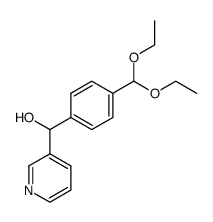 (4-Diethoxymethyl-phenyl)-pyridin-3-yl-methanol结构式