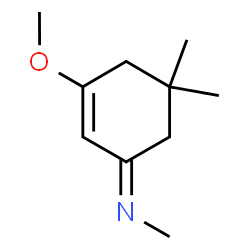 Methanamine, N-(3-methoxy-5,5-dimethyl-2-cyclohexen-1-ylidene)-, [N(E)]- (9CI) picture