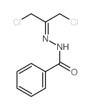 Benzoic acid,2-[2-chloro-1-(chloromethyl)ethylidene]hydrazide structure