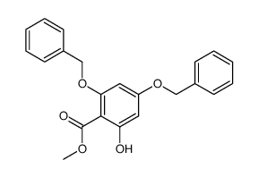 methyl 2,4-dibenzyloxy-6-hydroxybenzoate Structure