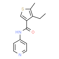 3-Thiophenecarboxamide,4-ethyl-5-methyl-N-4-pyridinyl-(9CI) structure