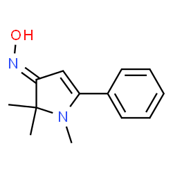 3H-Pyrrol-3-one,1,2-dihydro-1,2,2-trimethyl-5-phenyl-,oxime(9CI) structure