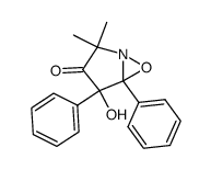 2,2-dimethyl-3-oxo-4,5-diphenyl-6-oxa-1-azabicyclo[3.1.0]hexan-4-ol Structure