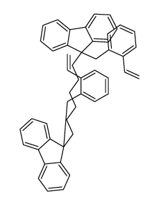 9-[(2-ethenylphenyl)methyl]-9-[6-[9-[(2-ethenylphenyl)methyl]fluoren-9-yl]hexyl]fluorene Structure