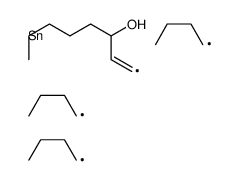 1-tributylstannyloct-1-en-3-ol Structure