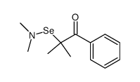 N,N-dimethyl 2-benzoyl-2-propane selenenamide Structure