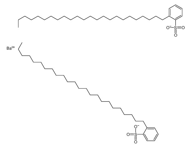 barium bis(tetracosylbenzenesulphonate) Structure