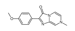 2-(4-methoxyphenyl)-7-methylimidazo[1,2-a]pyrazin-3-one Structure