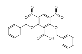 3,5-dinitro-2,6-bis(phenylmethoxy)benzoic acid结构式