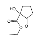 ethyl 1-hydroxy-2-oxocyclopentane-1-carboxylate结构式
