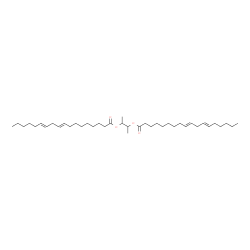 3-[(9E,12E)-octadeca-9,12-dienoyl]oxybutan-2-yl (9E,12E)-octadeca-9,12-dienoate结构式