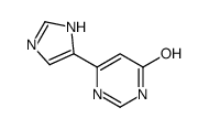 4(1H)-Pyrimidinone,6-(1H-imidazol-4-yl)- (9CI)结构式