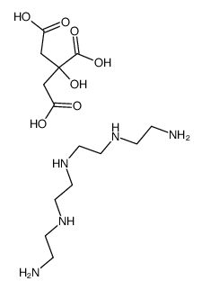 N-(2-aminoethyl)-N'-[2-[(2-aminoethyl)amino]ethyl]ethylenediamine 2-hydroxypropane-1,2,3-tricarboxylate picture