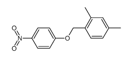 2,4-dimethyl-1-((4-nitrophenoxy)methyl)benzene Structure