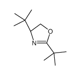 (4S)-2,4-ditert-butyl-4,5-dihydro-1,3-oxazole Structure