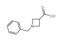 1-Benzyl-3-azetidinecarboxylic acid Structure